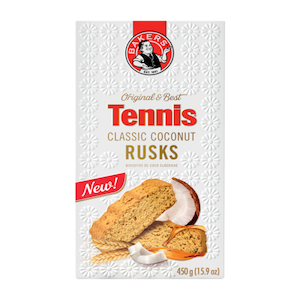Bakers Tennis Classic Coconut Rusks (450g)