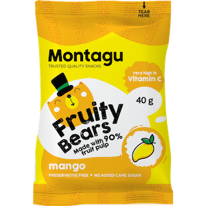 Montagu Fruity Bears- Mango 40g)