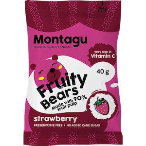 Montagu Fruity Bears- Strawberry (40g)