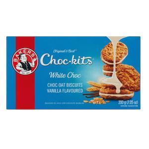 Bakers Choc-Kits White (200g)