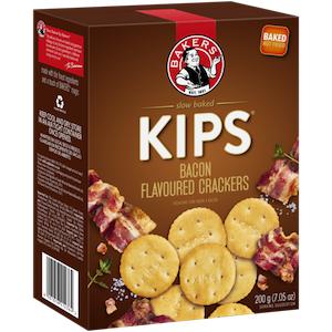 Bakers Kips Bacon Flavoured Crackers (200g)