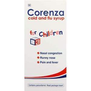 Corenza C Cold & Flu Syrup for Children (100ml)