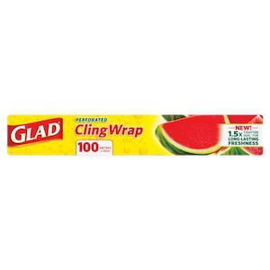 Glad Perforated Cling Wrap 100m x 300mm