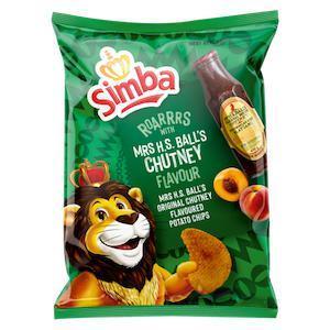 Simba Potato Chips Mrs Balls Chutney Flavoured (120g)