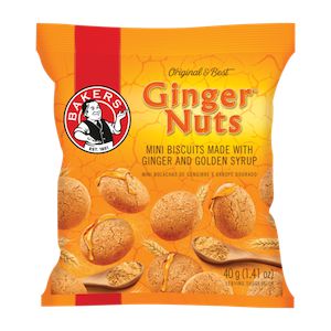 Bakers Ginger Nuts Mini (40g) - Best Before: 28 Aug 2026