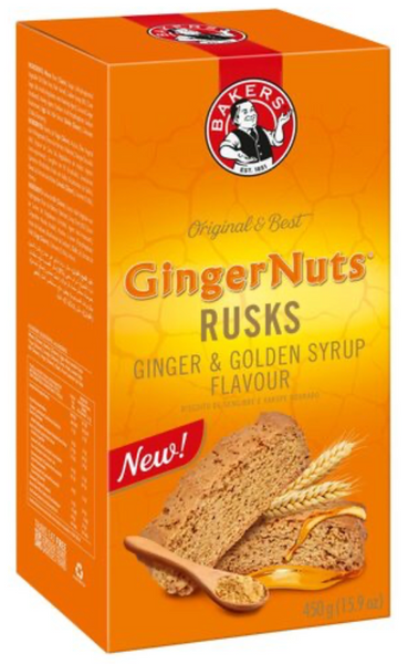 Bakers Ginger Nuts Rusks (450g)