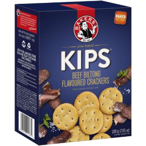 Bakers Kips Biltong Flavoured Crackers (200g)