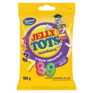 Beacon Jelly Tots Numbers (100g)