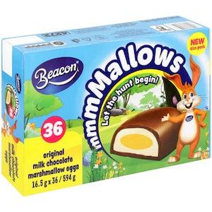 Beacon Milk Chocolate Marshmallow Eggs (36 x 16.5g)