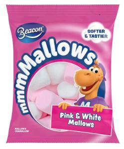 Beacon Pink & White Marshmallows (135g)