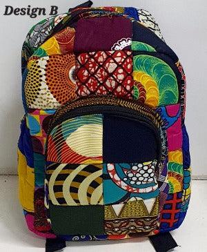 CR20 - African Print Backpack (Kids)