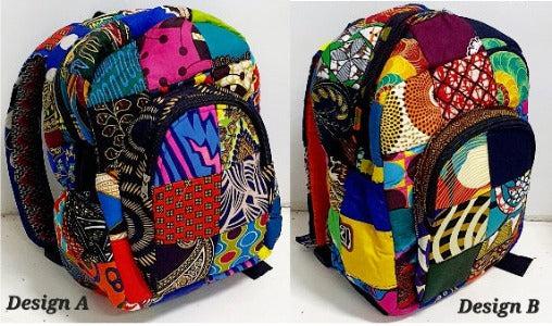 CR20 - African Print Backpack (Kids)