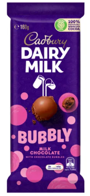 Cadbury Dairy Bubbly Milk Chocolate (87g)
