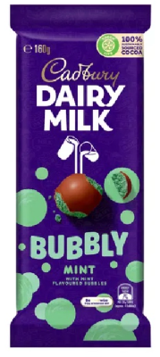 Cadbury Dairy Milk Bubbly Mint (87g)