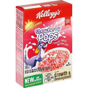 Kellogg's Strawberry Pops Cereal (340g)