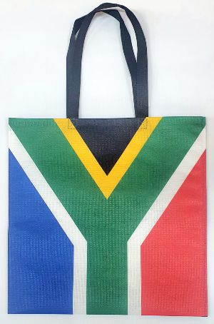 Kitsch Kool SA Flag Portfolio Bag