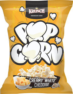 Krunch Popcorn Creamy White Cheddar (90g)
