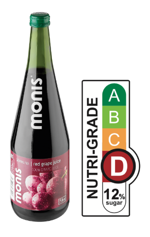 Monis Sparkling Red Grape Juice (750ml)