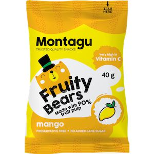 Montagu Fruity Bears- Mango 40g)