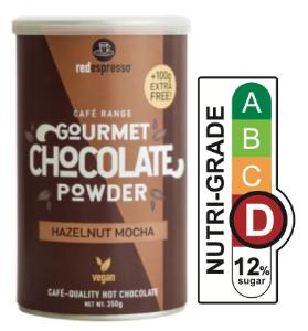 RedEspresso® Gourmet Chocolate Powder - Hazelnut Mocha(350g) - Best Before 02 Oct 2026