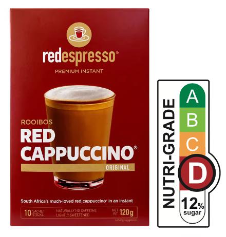 RedEspresso® Red Cappuccino Rooibos 10x12g (120g) - Best Before: 16 Apr 2026