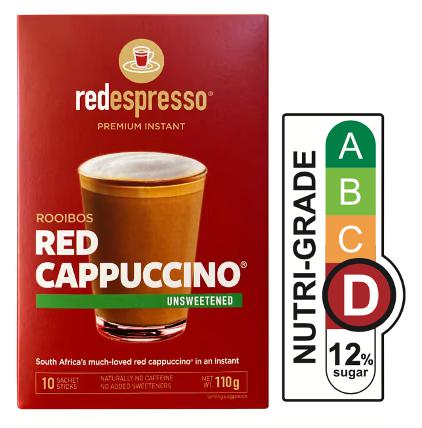 RedEspresso® Red Cappuccino Rooibos Unsweetened 10x10g (100g)