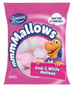 Beacon Pink & White Marshmallows (135g)