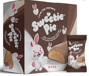 Sweetie Pie Chocolate Milk Coated Marshmallow Egg (24 x 16g)