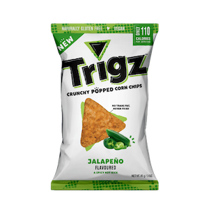 Trigz Crunchy Popped Corn Chips Jalapeno Flavoured (85g)