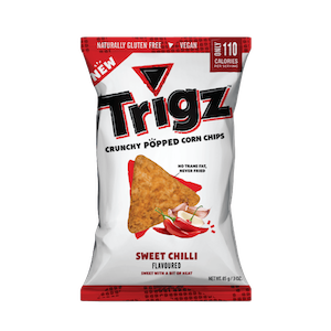 Trigz Crunchy Popped Corn Chips Sweet Chilli Flavoured (85g)