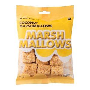 Woolworths Coconut Marshmallows (150g)