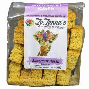 Zuzanna's Wild African Kitchen Tiann's Buttermilk Rusks Sugar Free (400g)