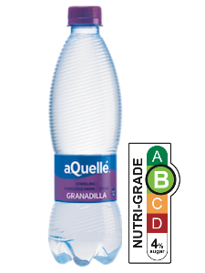 aQuellé Granadilla Flavoured Sparkling Water (500ml)