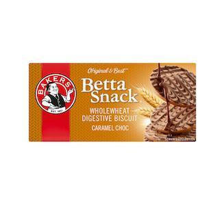 Bakers Betta Snack Caramel Choc (200g)
