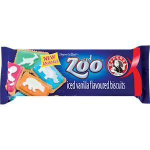 Bakers Iced Zoo Biscuits (150g)