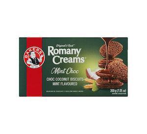 Bakers Mint Choc Romany Creams (200g)