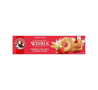 Bakers Strawberry Whirls (200g)