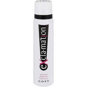 Coty Exclamation Perfumed Body Spray (90ml)