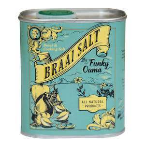 Funky Ouma Braai Salt Tin (250 ml)