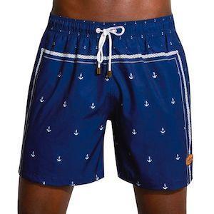 MadLove Men's Limited Edition Anchor & Ropes Swimming Trunks