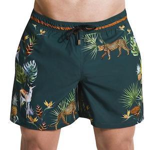 MadLove Men's Limited Edition Green Fields Swimming Trunks