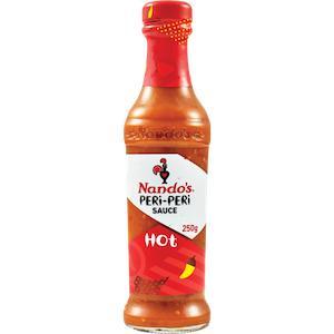 Nando's Hot Peri Peri Sauce (250ml)