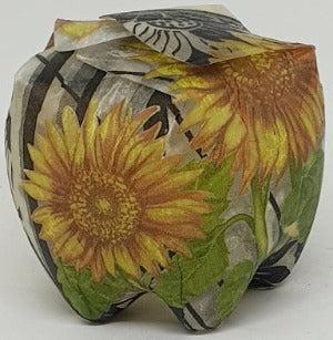 Re-cycled Lantern Medium- Sunflower (53)