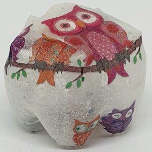 Re-cycled Snap Pot Small- Owl