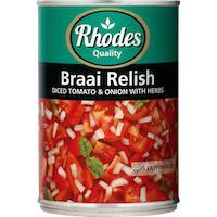 Rhodes Tomato Braai Relish (410g) - Best Before: Jun 2026