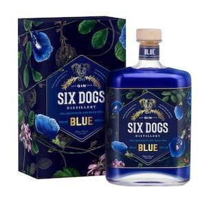 Six Dogs Karoo Blue Gin 43% (0.75L)