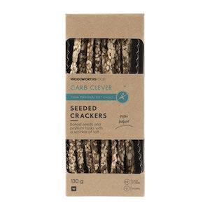 Woolworths Carb Clever Seeded Crackers (130g)