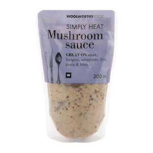 Woolworths Simply Heat Mushroom Sauce (200ml)